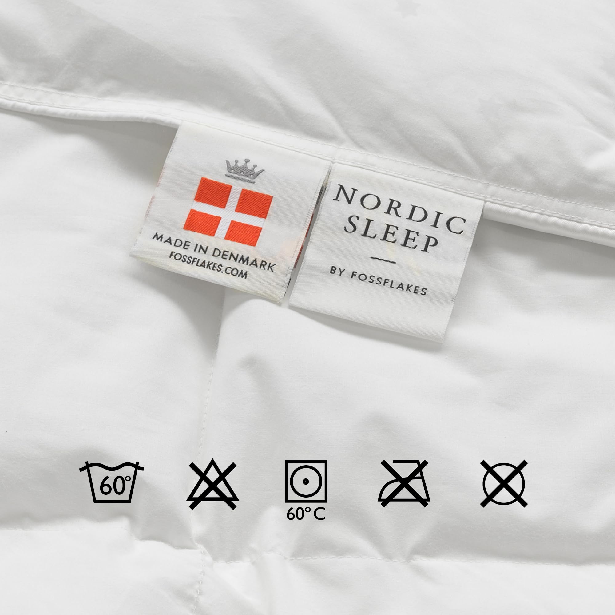 Nordic Sleep by Fossflakes Cuscino per Ginocchio e Caviglia - Cuscino per Dormire di Fianco, Supporto per Gamba, Anca e Schiena (64 x 29 centimetro)