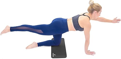 Miniatura 8 de ProsourceFit - Almohadilla para rodilla y codo de 58 pulgada para yoga, pilates y ejercicios de suelo, para articulaciones sin dolor