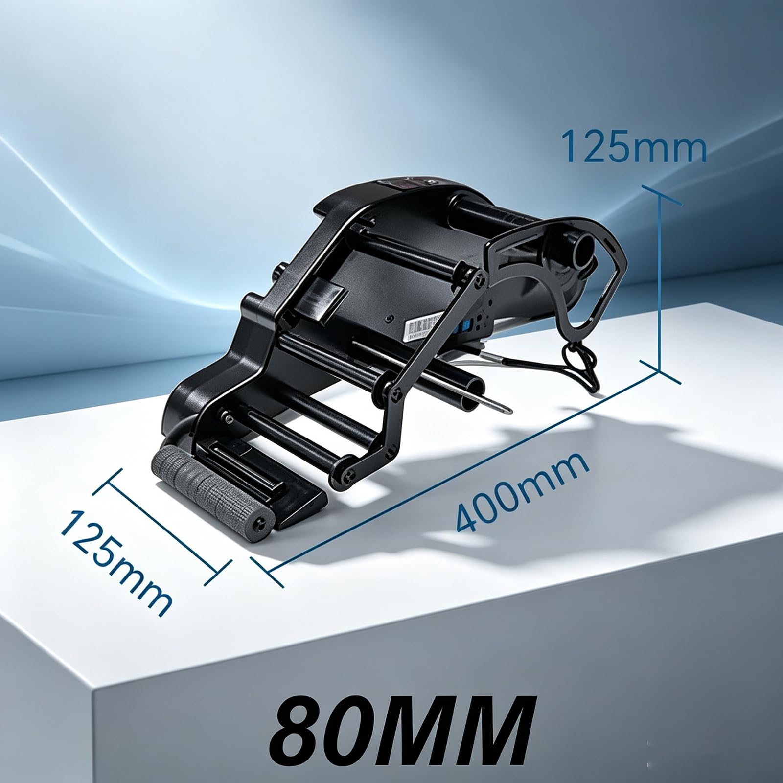 MObyat Etichettatrice Manuale, Dispenser Automatico di Etichette con Sensore di Alimentazione Carta, Larghezza Etichetta 15-80 Mm, Durata Batteria 16 Ore, per Vendita al Dettaglio E Magazzino.
