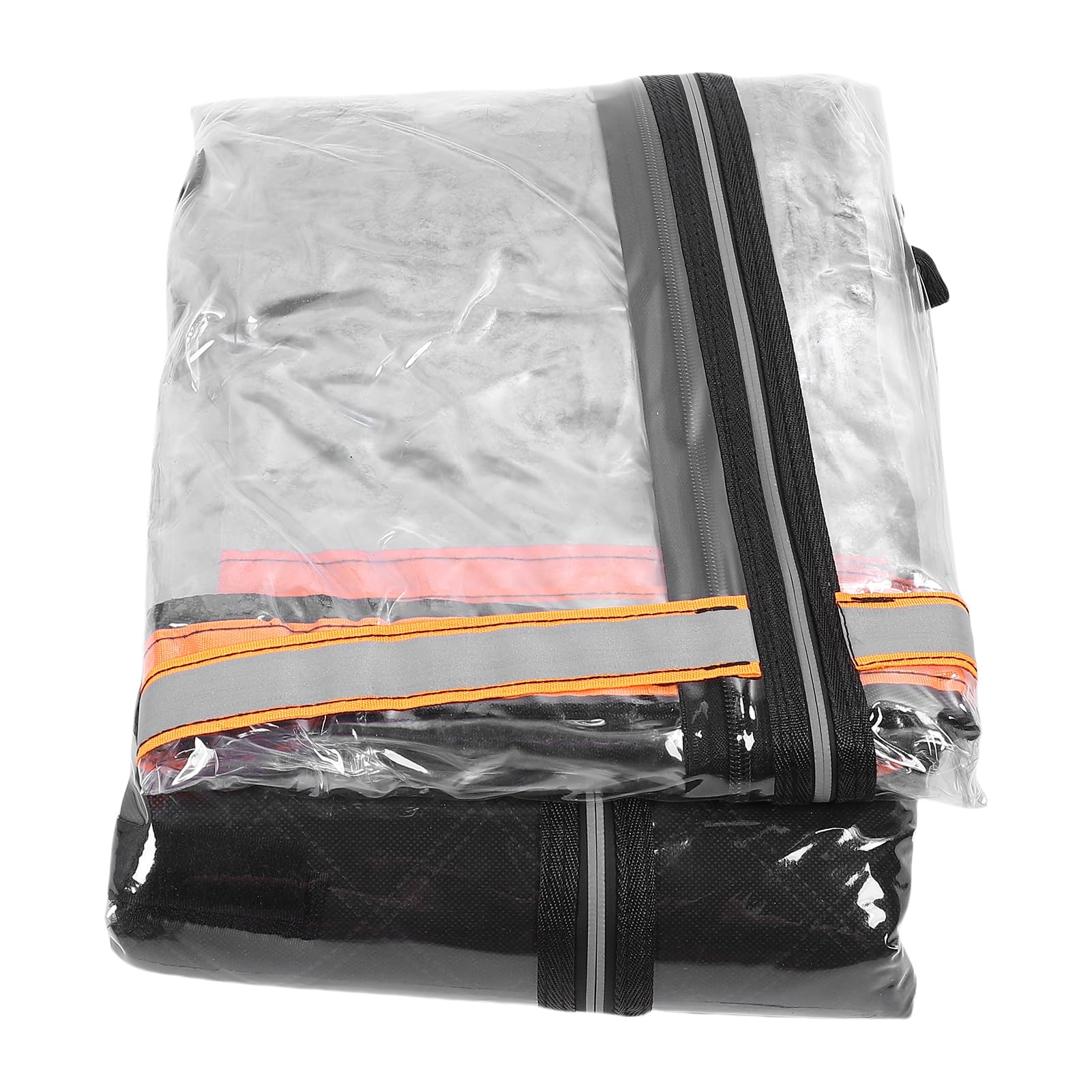 Walfront Housse de Pluie pour Chariot élévateur, Universelle, Transparente, EVA, Protection contre les Intempéries, pour Chariots élévateurs jusqu'à 6 000 Lb, avec Fermeture éclair,