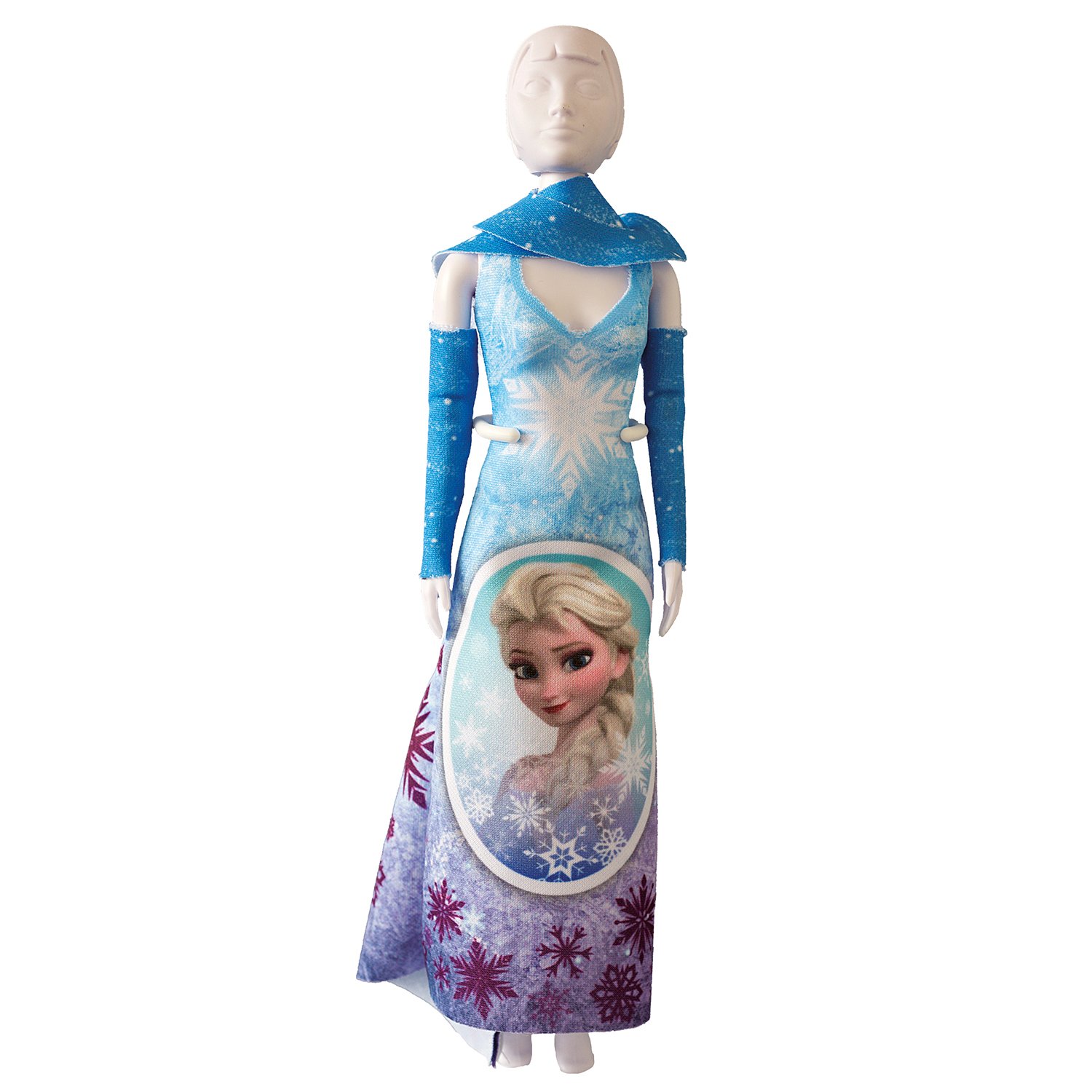 Vervaco Outfit Making Couture Set Mary Frozen Magic, Cotton Blend, Assorted, 32.5 x 5 x 32 cm