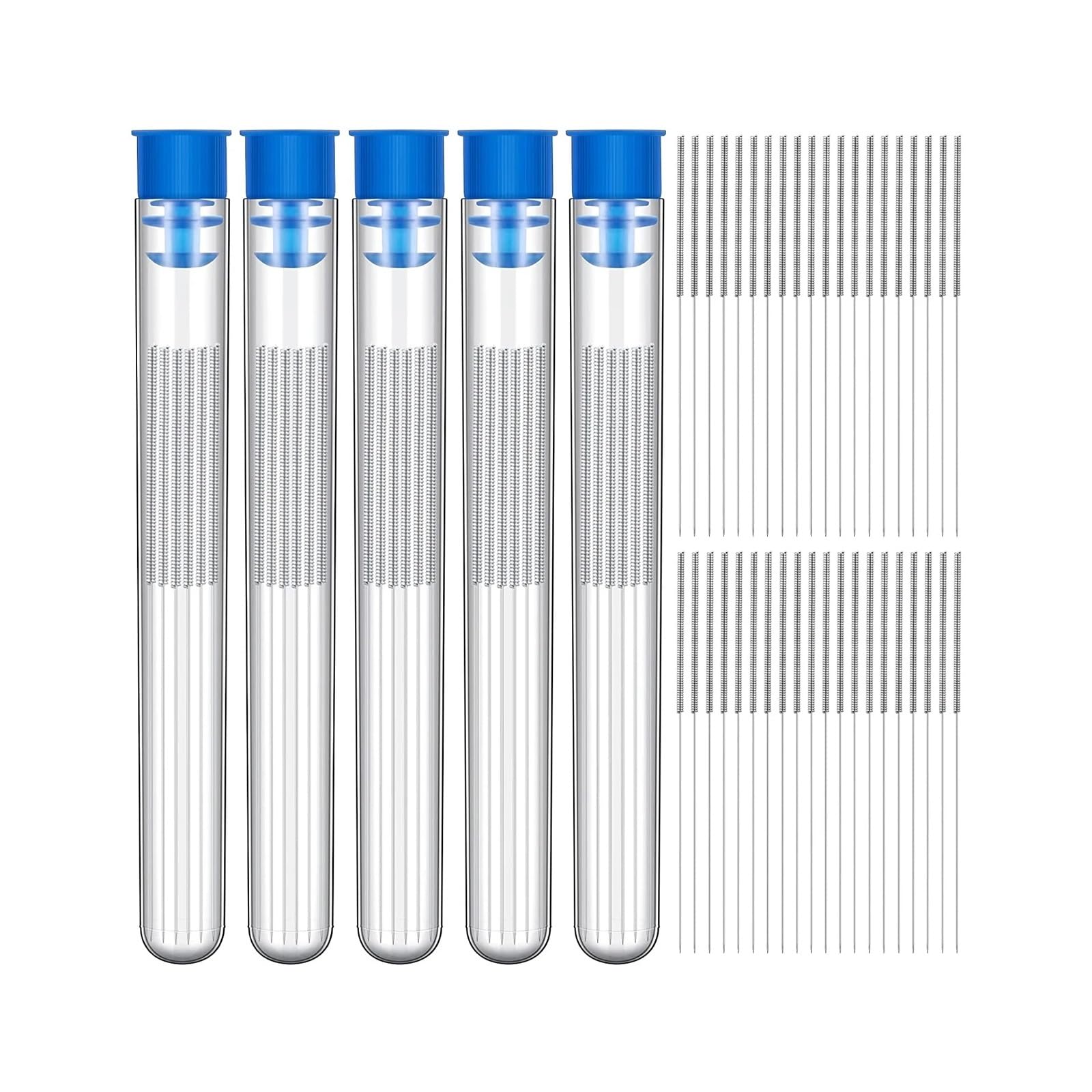 Kit de nettoyage de buse d'imprimante 3D, aiguilles de nettoyage de buse en acier inoxydable de 0,2/0,3/0,4/0,5/0,6/0,8/1,0 mm, nettoyeur de buse d'imprimante 3D(0.2mm 10PCs)