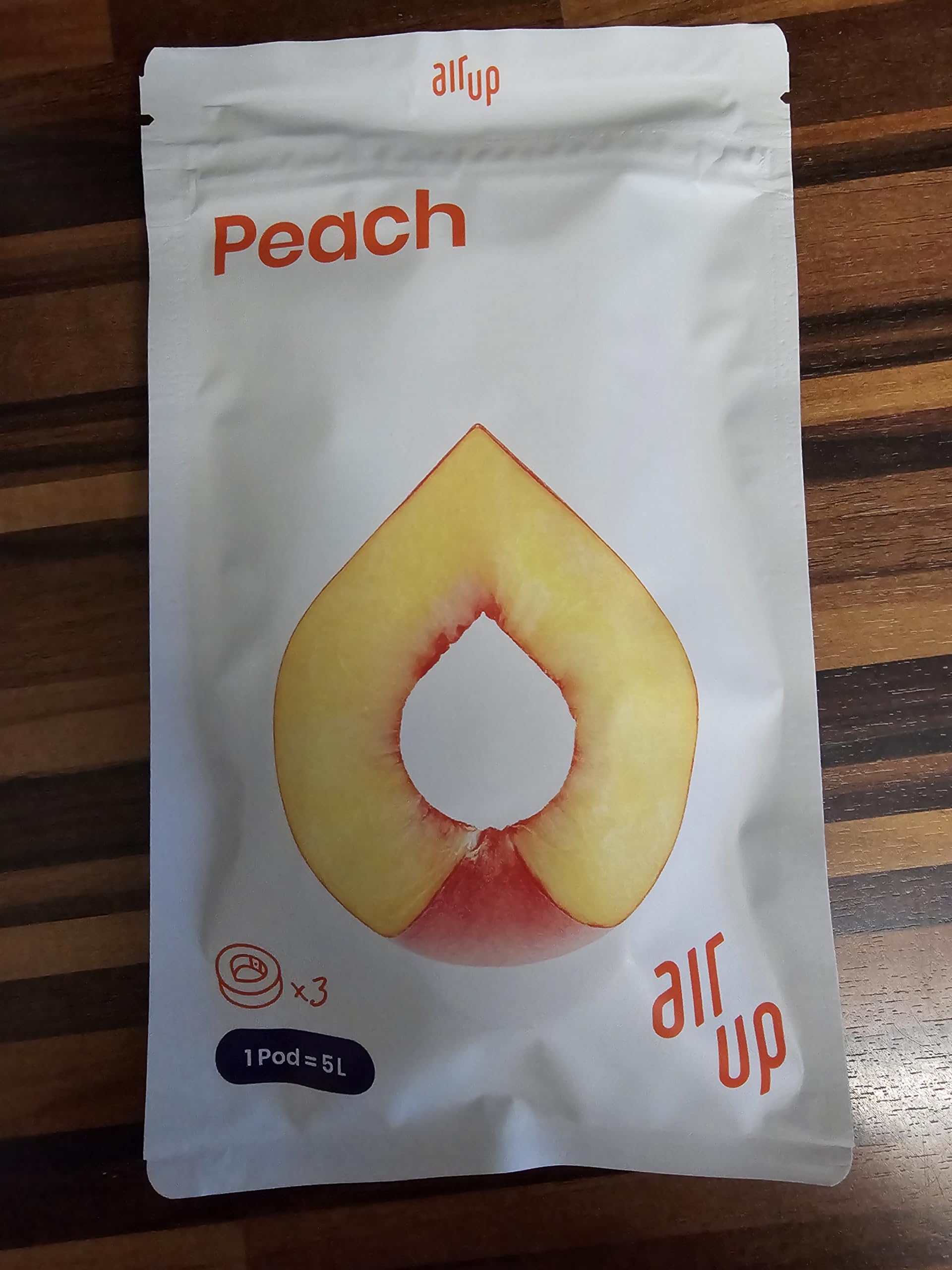 Lot De 3 Pods Aromatisés Pêche Pour Gourde – 15 Litres D’eau, 0 Calorie, à Diluer