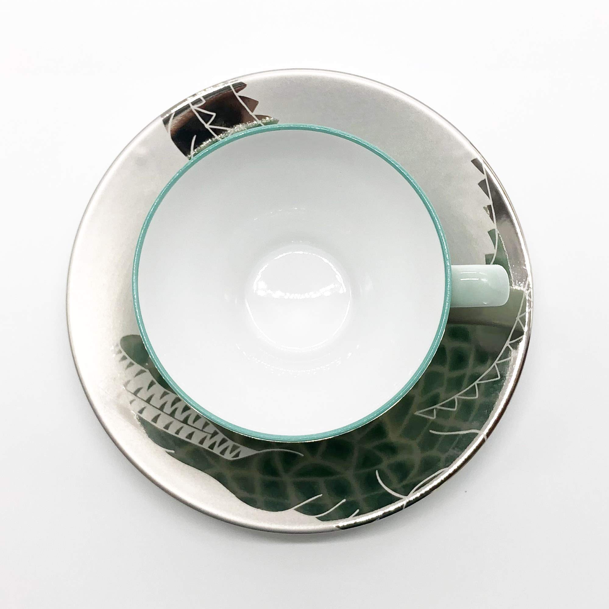 香蘭社 クロコダイルコーヒーカップ＆ソーサー クロコダイルケーキ皿