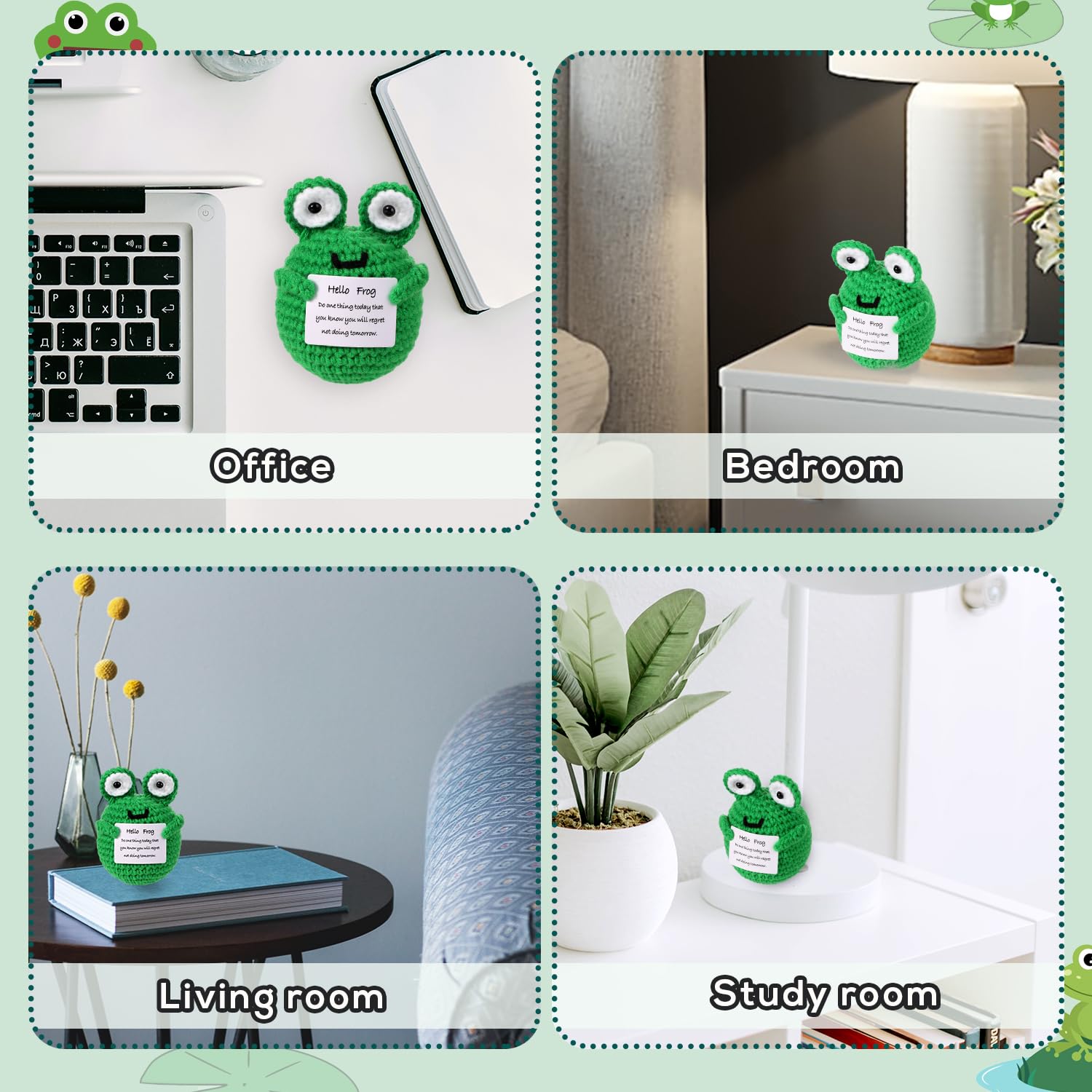 Mini grappige gebreide aardappel speelgoed - creatieve, schattige gehaakte pop als vrolijk cadeau voor vrienden, feesten, kerstdecoratie en aanmoediging