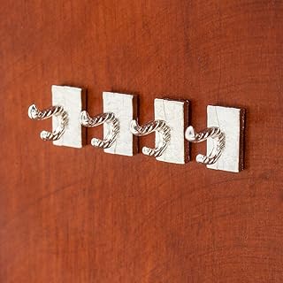 Odoria 1/12 Miniature Wall Hooks 4Pcs Dollhouse Decoration Accessories