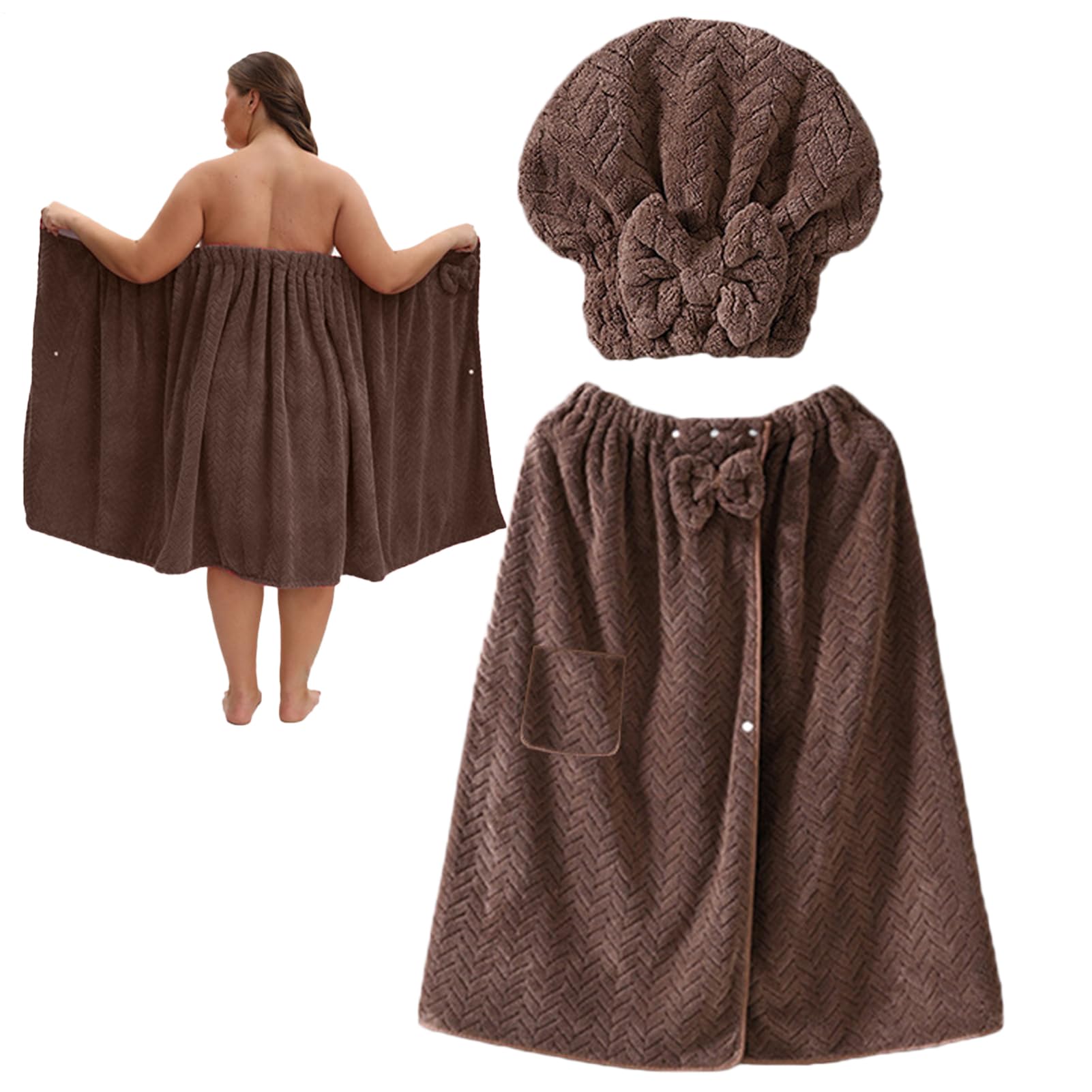 Serviette enveloppante douce pour femme idéale pour le spa et voyage