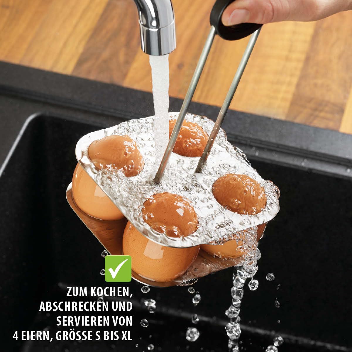 Support à Œufs Pour Cuisson Vapeur – 2 Pièces En Acier Inoxydable, Compatible Casserole Et Cuiseur - 2