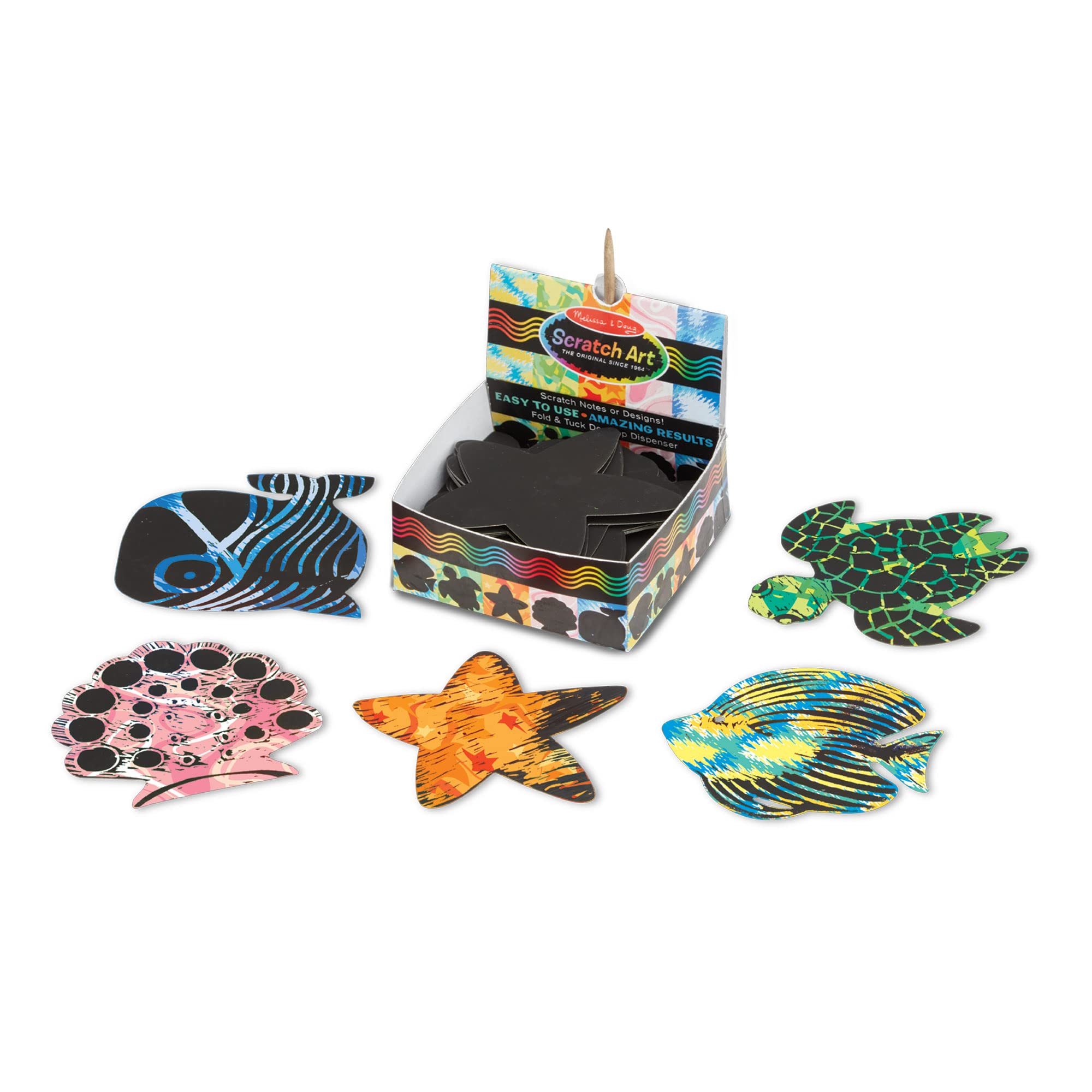 Melissa & Doug- Scratch Art, Multicolor (Melissa and Doug 42041)