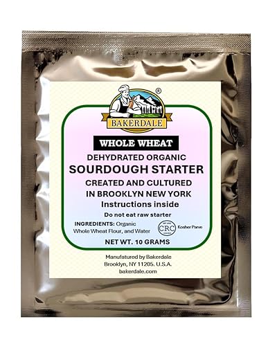 Bakerdale Cultivo iniciador de masa madre de trigo integral orgánico deshidratado