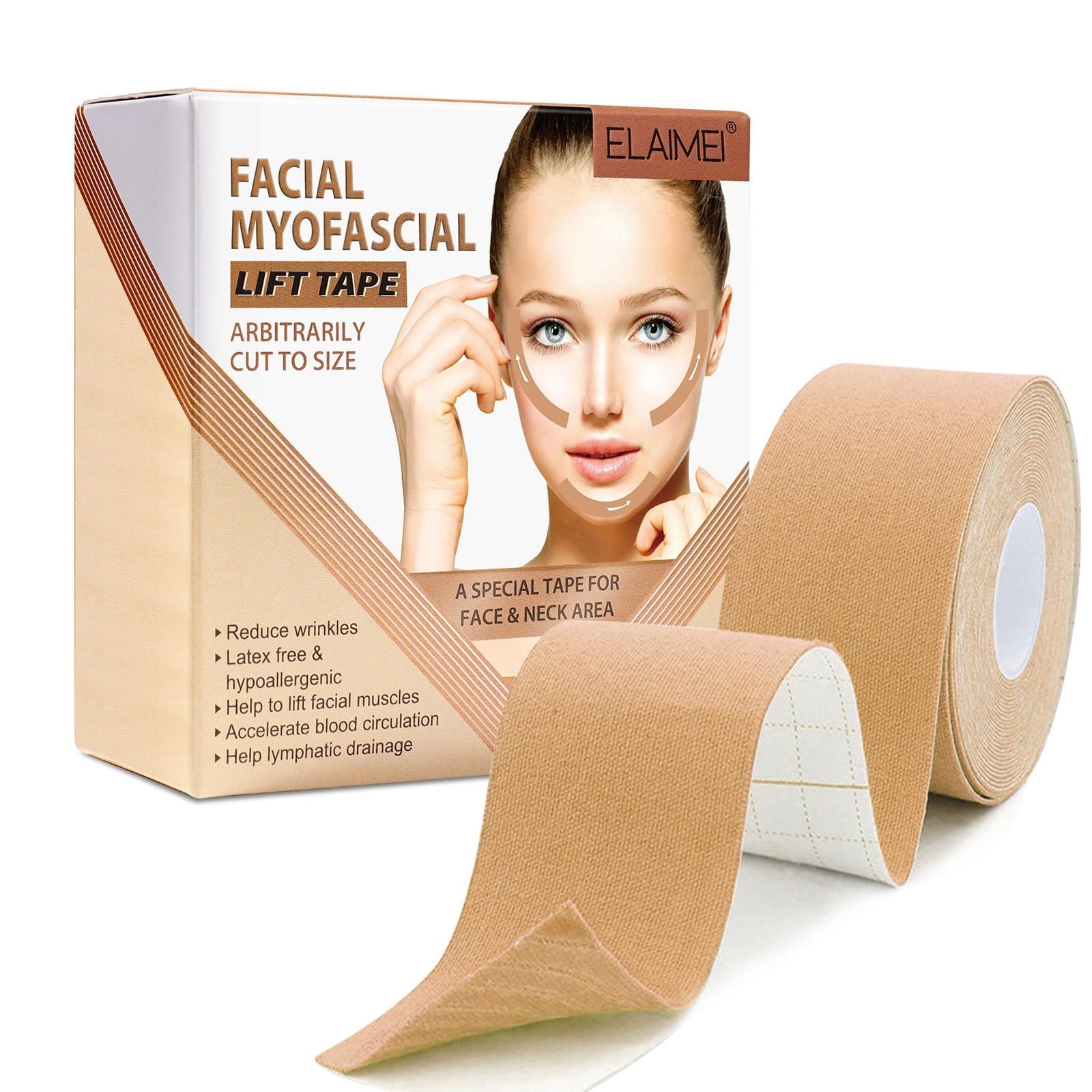 Anti-Wrinkle Tape, Myofascial Face Tightening Tape, Face Tightening Tape,  Anti-Wrinkle Tape, Wrinkle Plaster, Face, Eyes, Neck Lift Tape, V Face ...