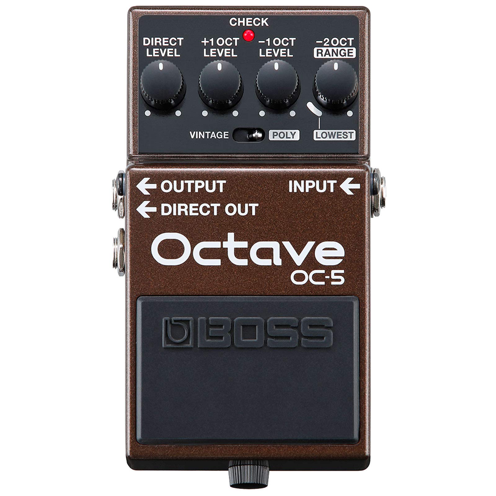 Octaver Boss OC-5 Oktave Effetti a pedale e alimentatore Keepdrum a 9 V