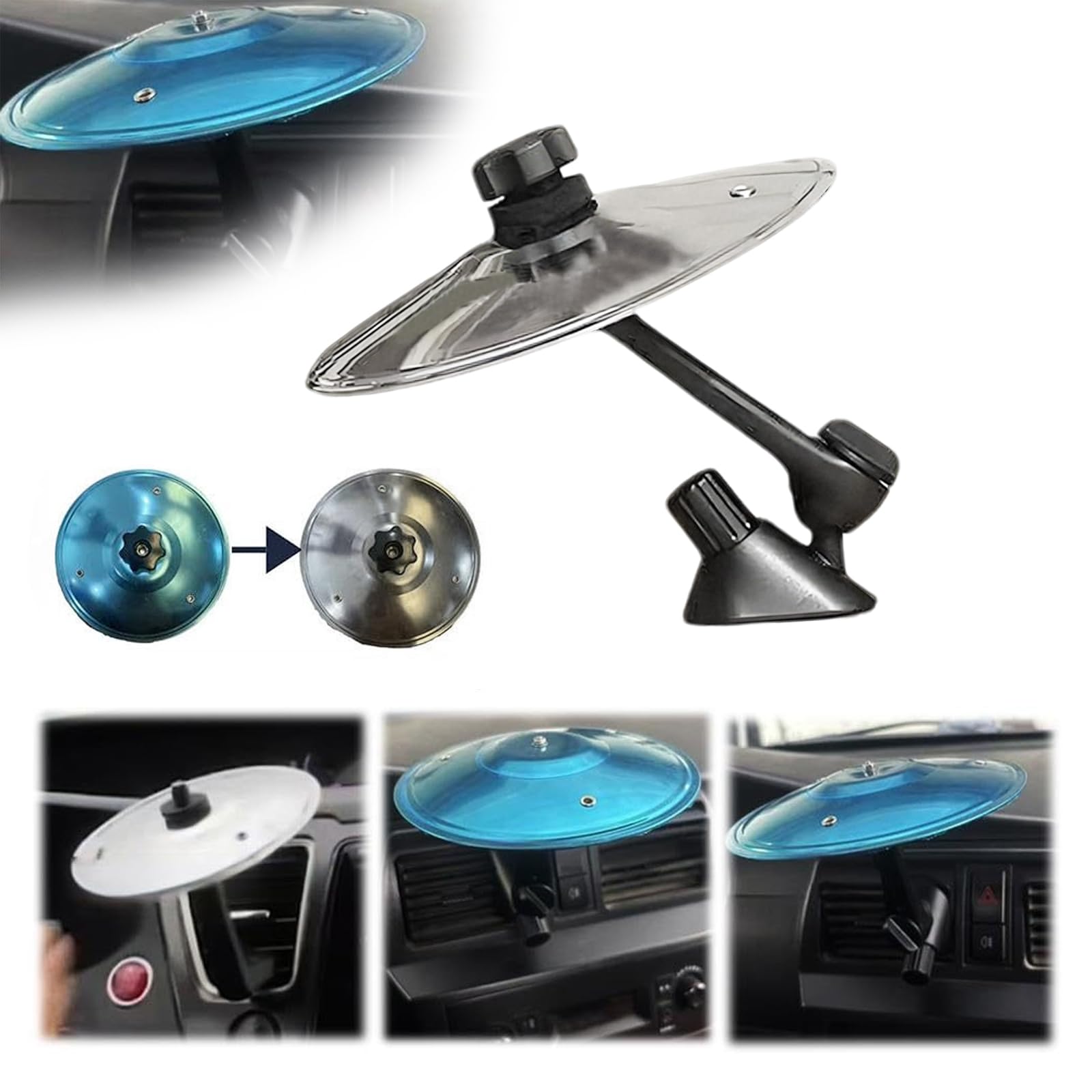 Satiskid 2 Pack Car Crash Cymbal Air Vents, Twin Crisp Metallic Percussion - Image 2