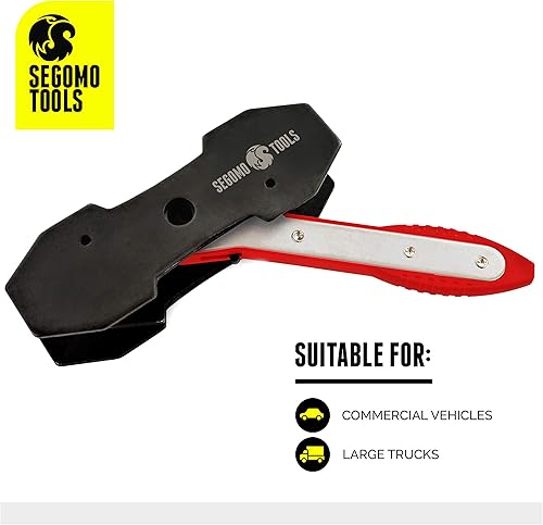 Miniatura 8 de Segomo Tools Herramienta de pistón de pinza de freno de trinquete de 360 grados  Esparcidor de pastillas de freno  Herramienta de prensa de pinza de