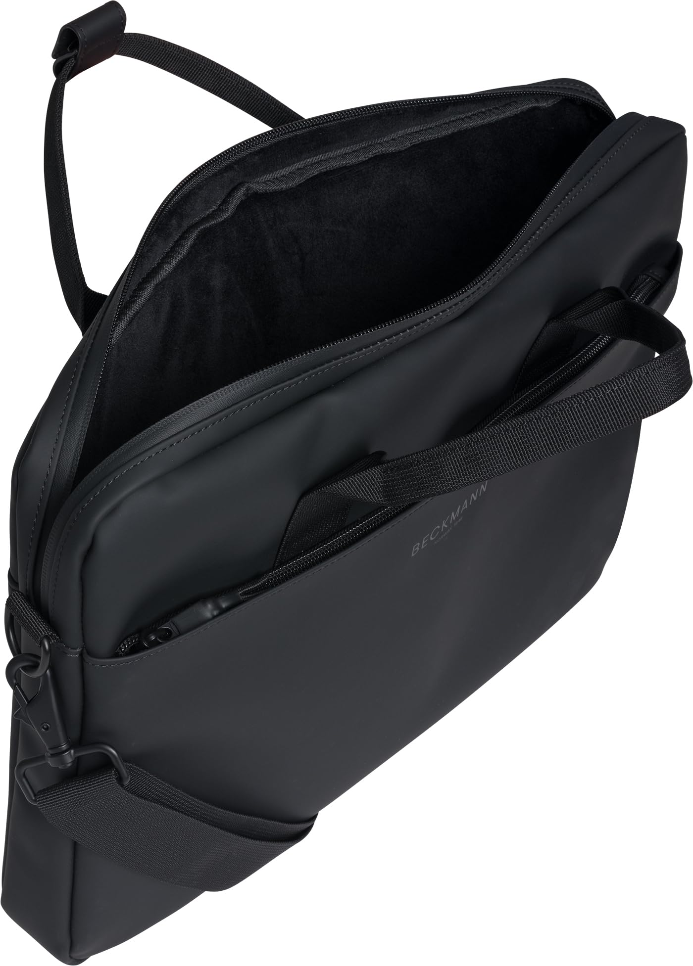 Beckmann, Laptoptasche mit Schultergurt und mit wasserdichter Beschichtung, für Laptops bis 36x26cm