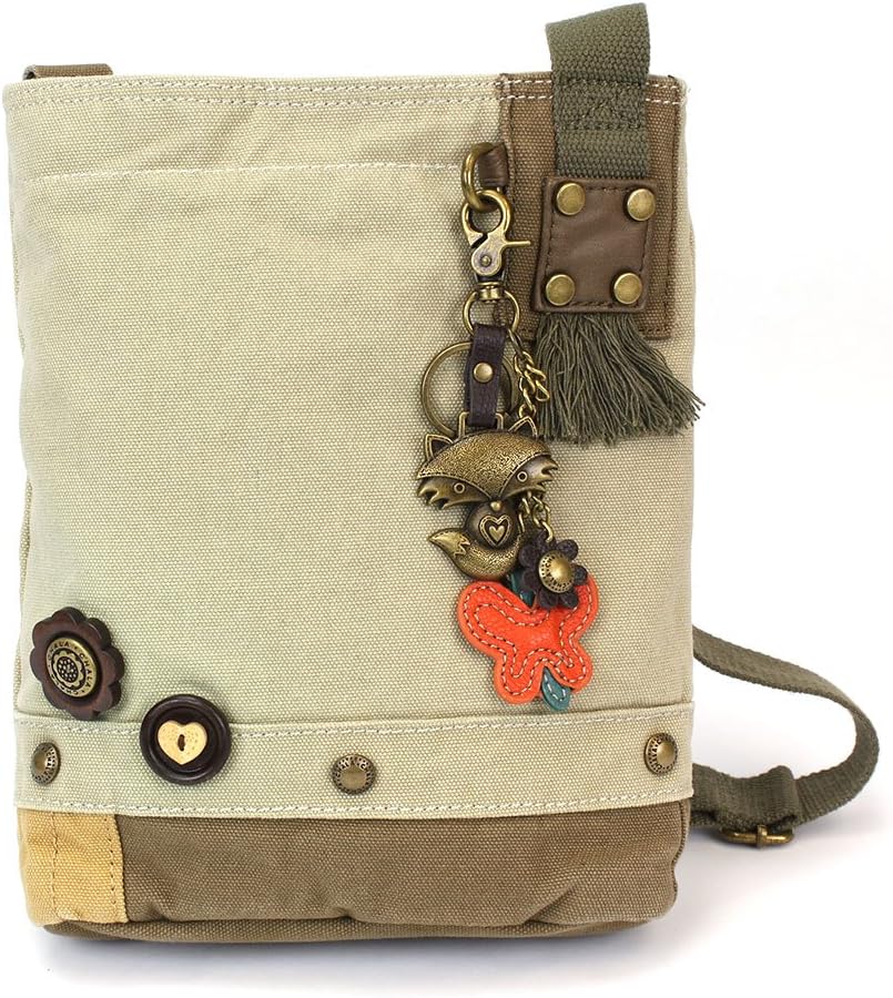 CHALA Handbag Canvas Crossbody Messenger Bags -Fox (Metal Fox - Sand)