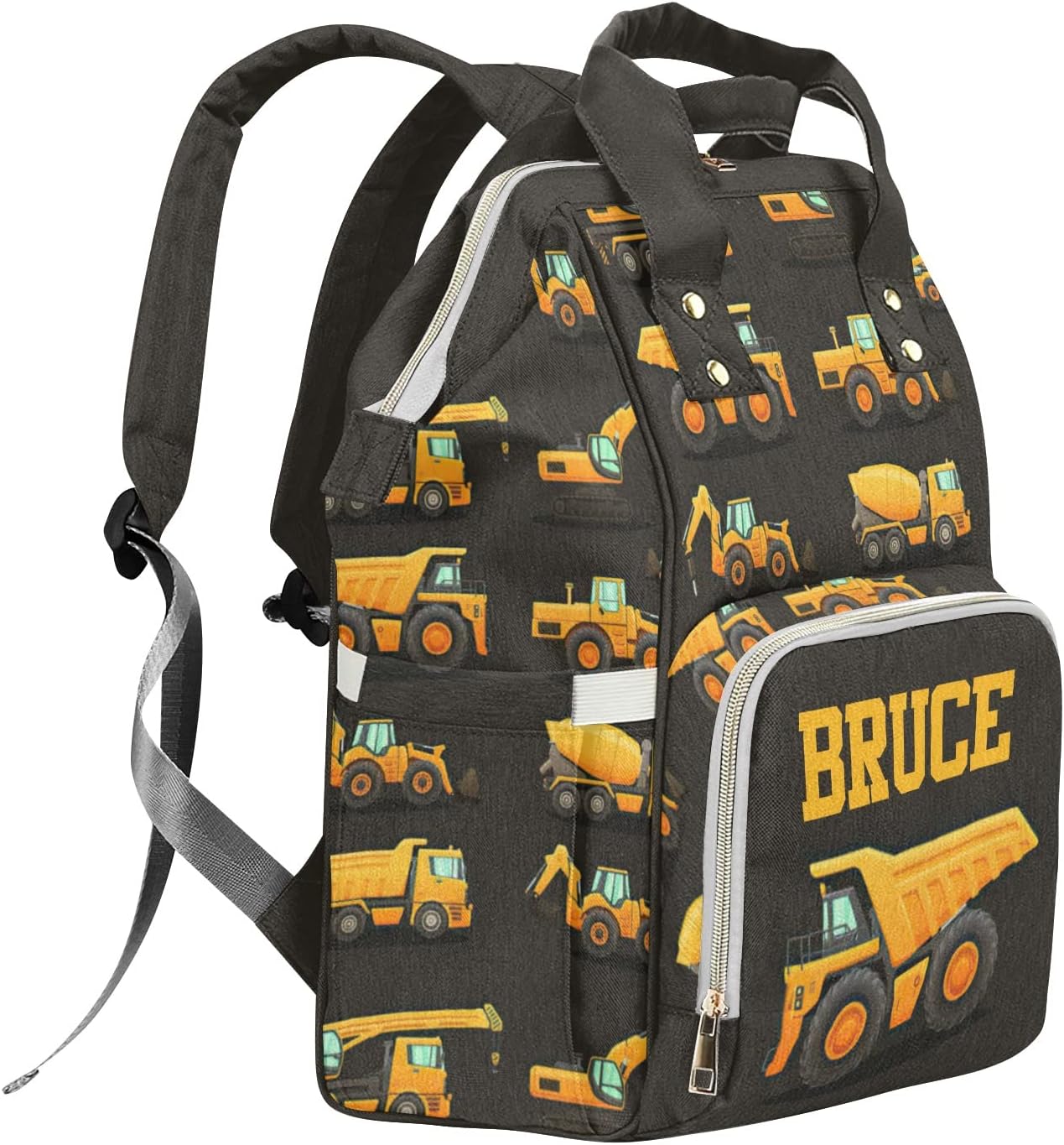 AUUXVA Mochila Infantil Personalizada Para Niñas Y Niños, Mochilas Casuales Para Niños, Mochila Escolar Personalizada Con Nombre Para Niños, Patrón De Coches De Di, Mochilas Daypack
