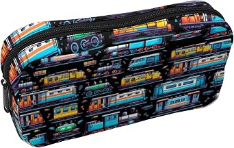Train School Backpack for Kids Girls Boys, 16 Inch Train Bookbag, School Backpack for Students Children