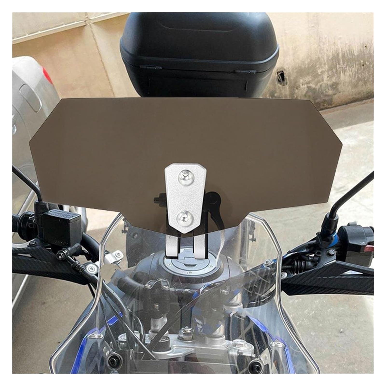 Universale Estensione Parabrezza Moto Scudo Deflettore Regolabile Scooter Parabrezza Moto