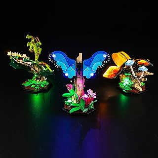 BrickBling LED Light for Lego 21342 The Insect Collection, Creative Lighting Kit, Cool for Display (Lights Only, No Model)