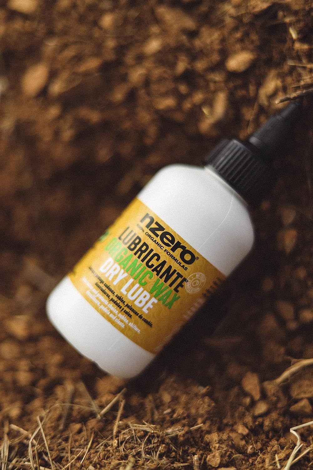 NZERO lubrificante catena secco a cera 100 ml — a base biologica e biodegradabile, non attira polvere, lunga durata