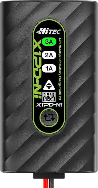 ハイテック マルチプレックス ジャパン (Hitec Multiplex Japan) ハイテック X1 PD-Ni 4-8S Ni-MH/Ni-Cd Battery Charger ニッケル水素・ニッカドバッテリー専用充電器 (タミヤタイプ) 日本正規品 44369 - 5
