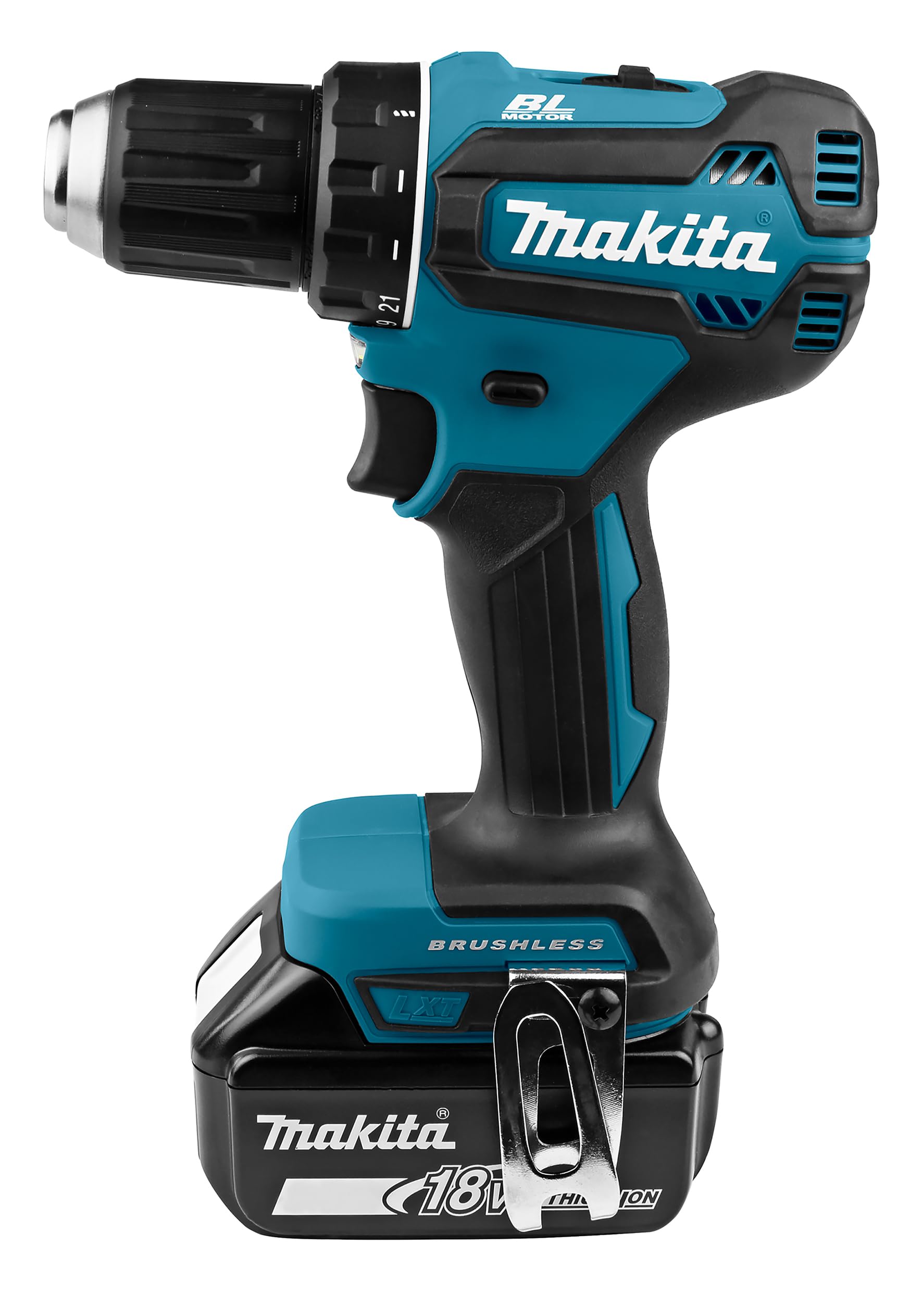 Makita DDF485RFJ Taladro atornillador inalámbrico Li-Ion 18V 2x 3.0Ah 50Nm
