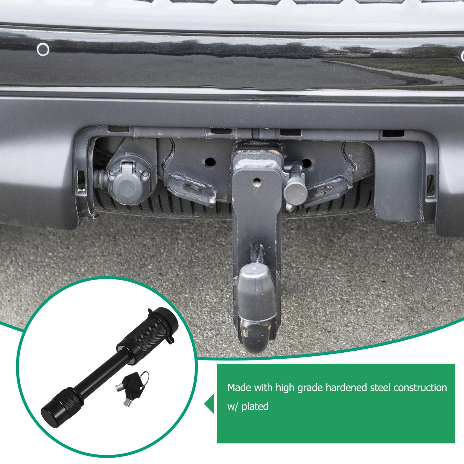 Abaodam Verrou Antivol de Remorque Verrous Antivols de Remorque Accessoires pour Attelage à Boule
