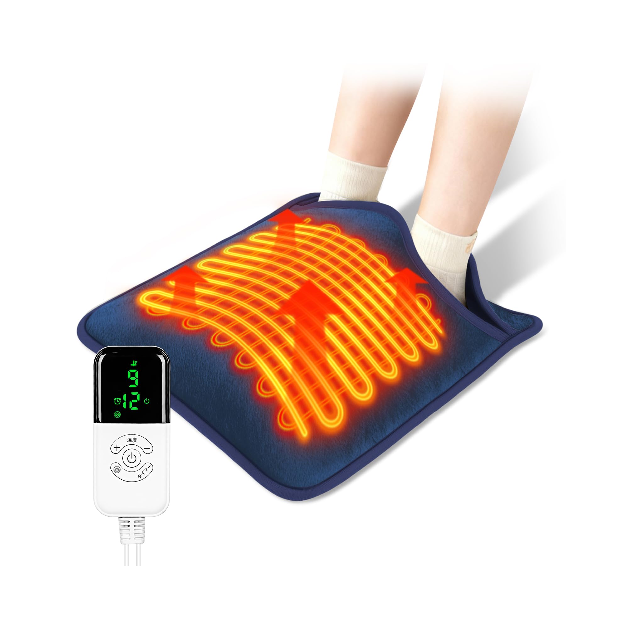 Amazon.co.jp: Zyvrex 電気足温器 フットウォーマー アップグレード版