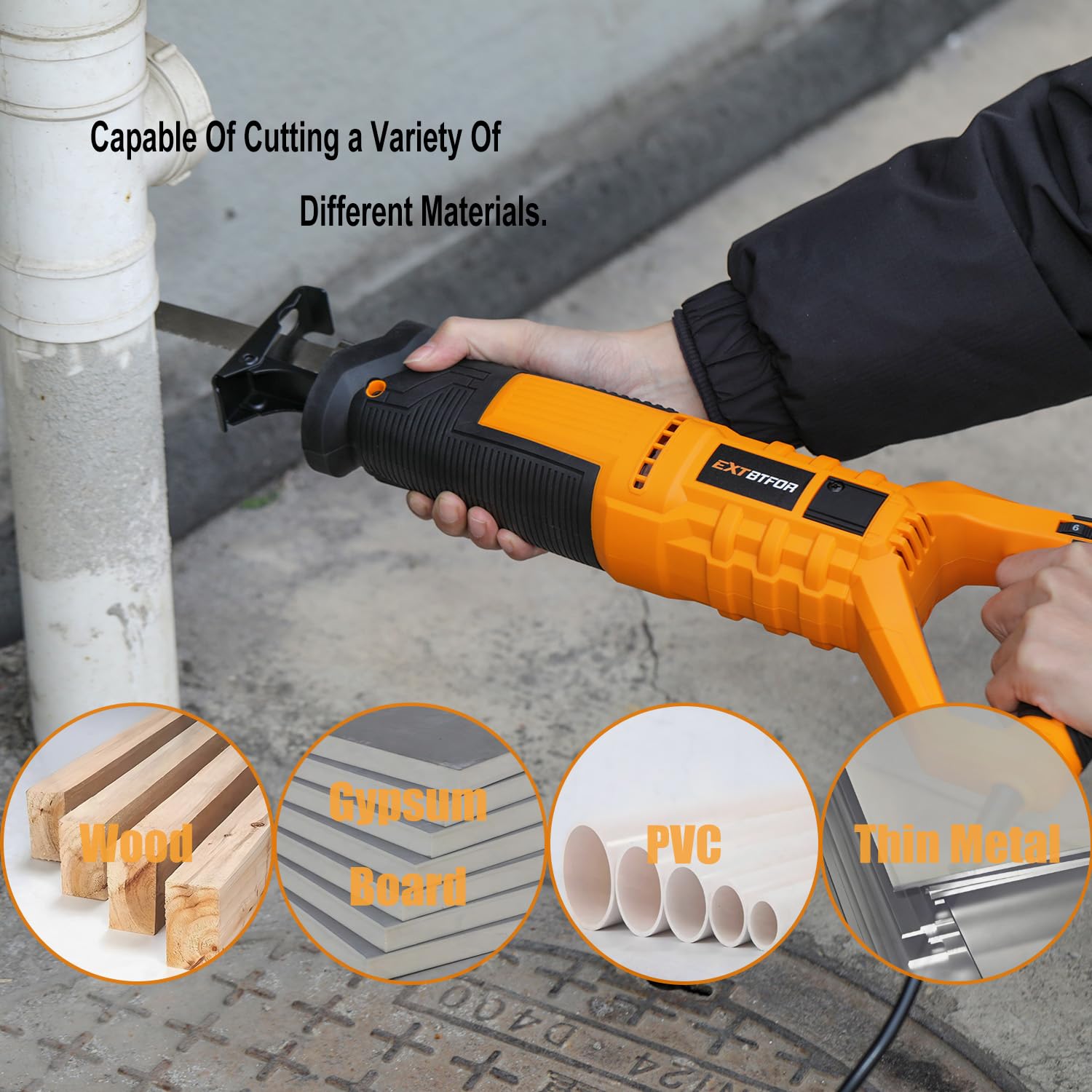 7 Amp Reciprocating Saw - Powerful & Versatile -6
