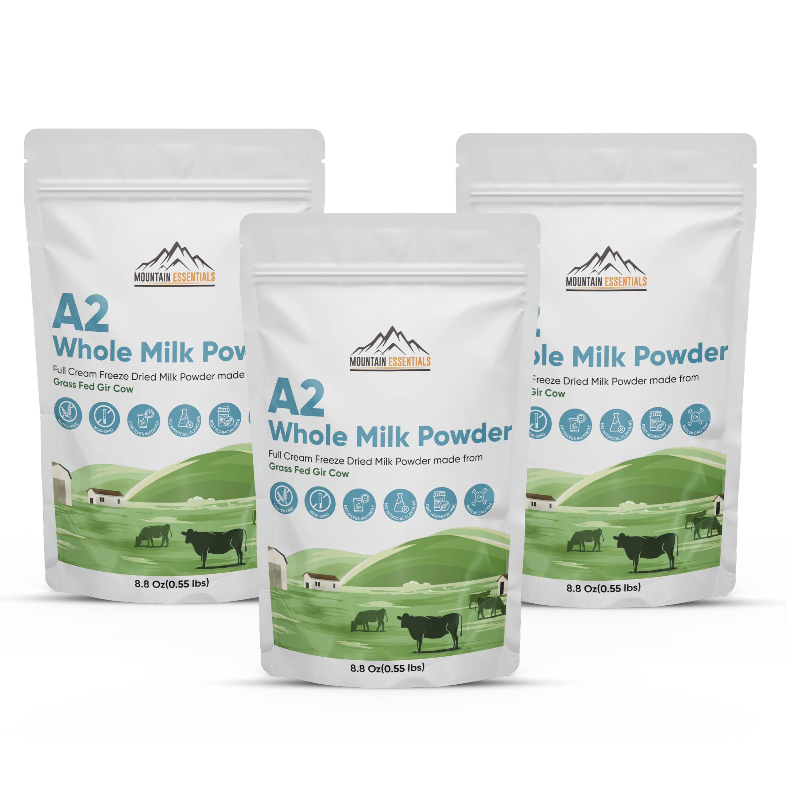 Amazon.com : MOUNTAIN ESSENTIALS A2 whole milk powder 8.8 oz