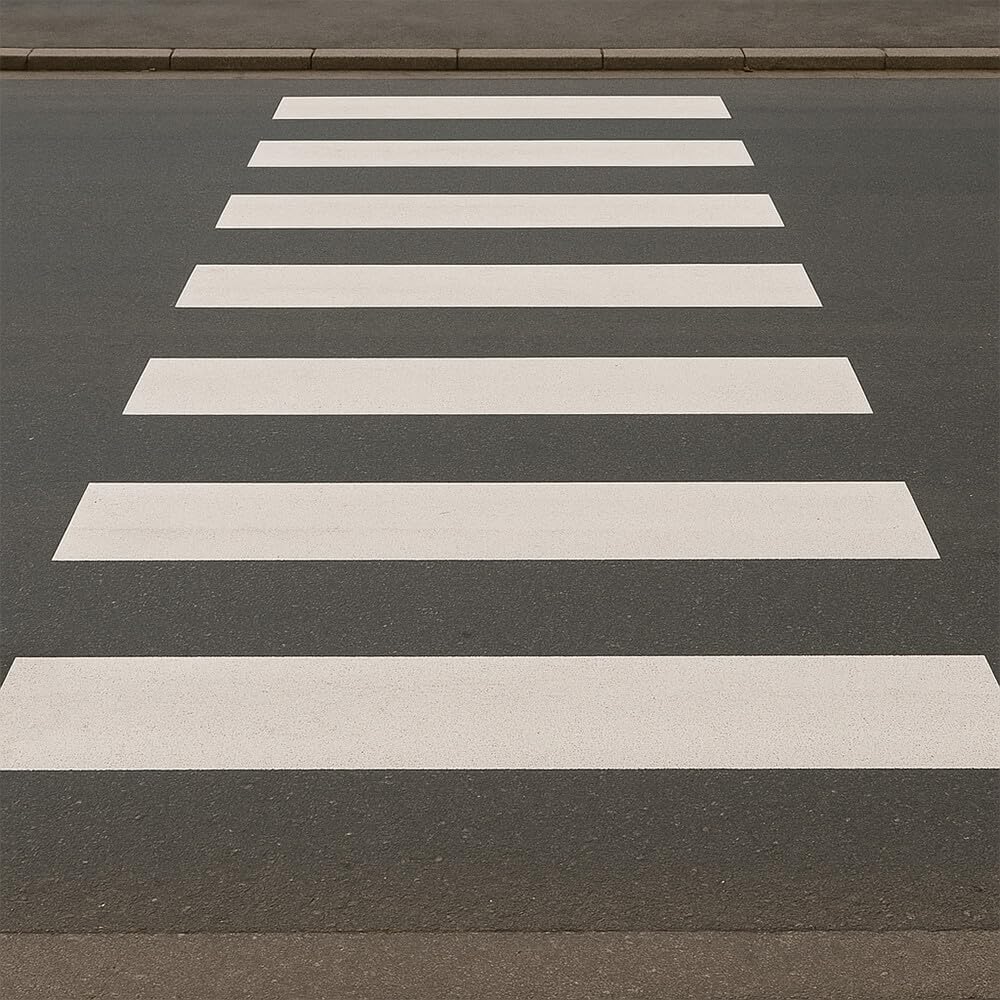 PREMARK Bodenmarkierung Zebrastreifen, weiß, 50x100 cm, 5/VE, Art.-Nr. 662180 | Bodenzeichen | Bodensymbol