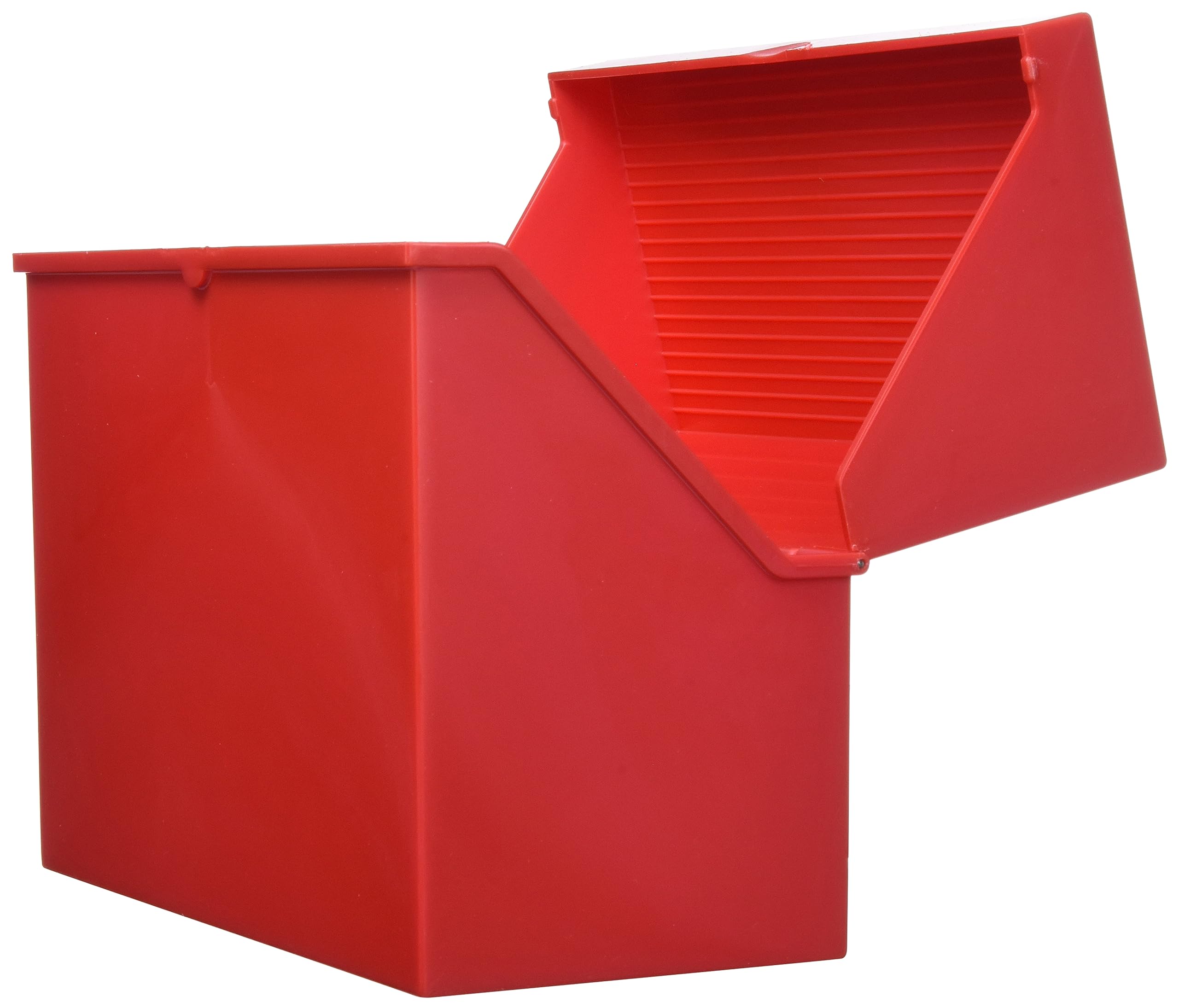 Helit Boîte à cartes format A5 horizontale, rouge