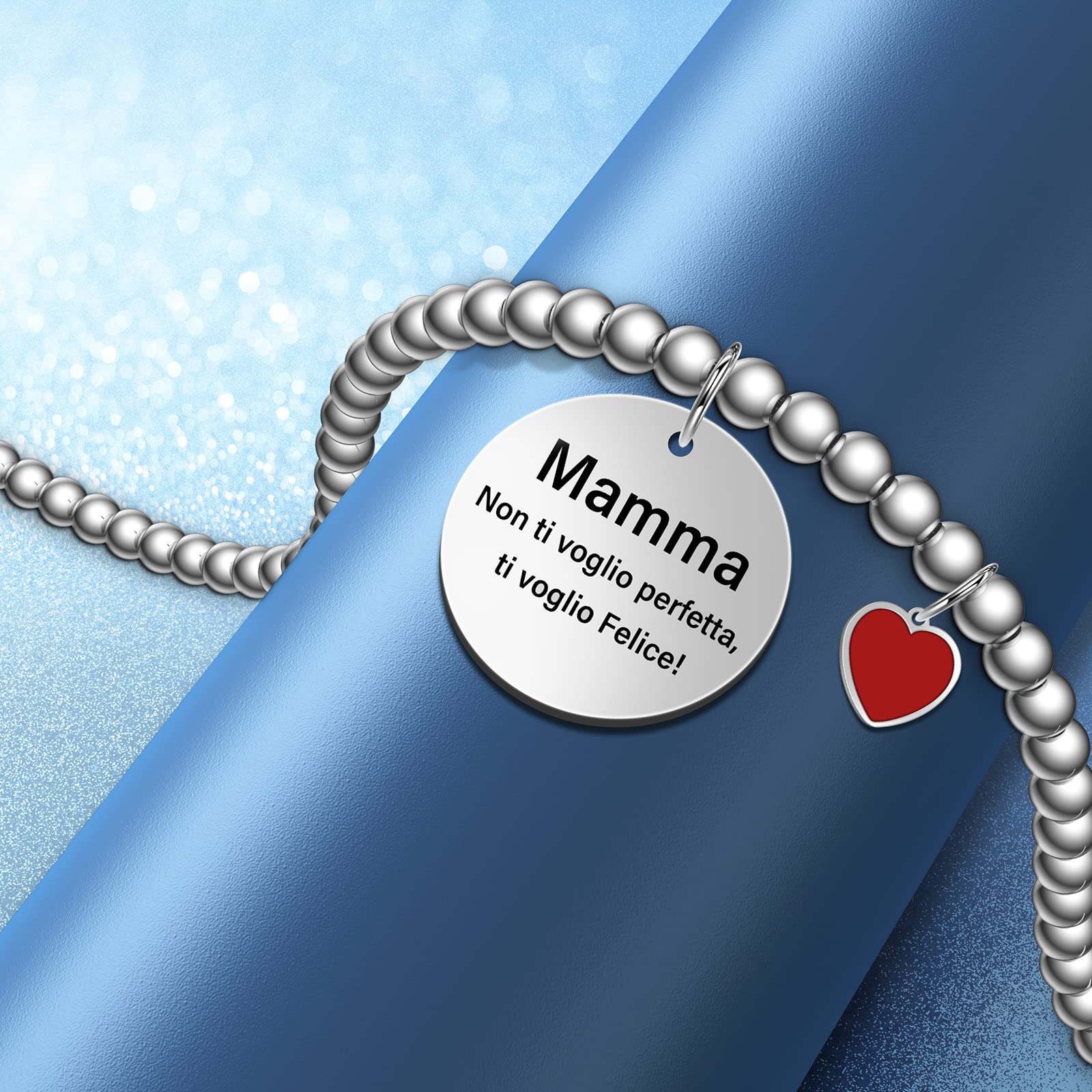 Chritice Regalo Amica Mamma Nonna, Bracciale Donna Acciaio con Frasi Bracciale Amicizia Donna Regalo Amica Bracciali Donna Bracciale Donna Amicizia Bracciale Amica Regalo Donna Regalo Mamma Nonna