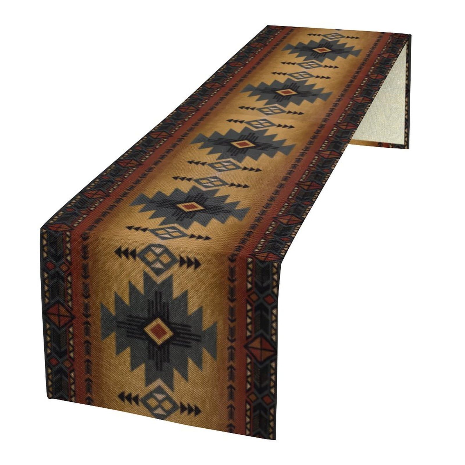 Yearn Jear Aztec Table Runner