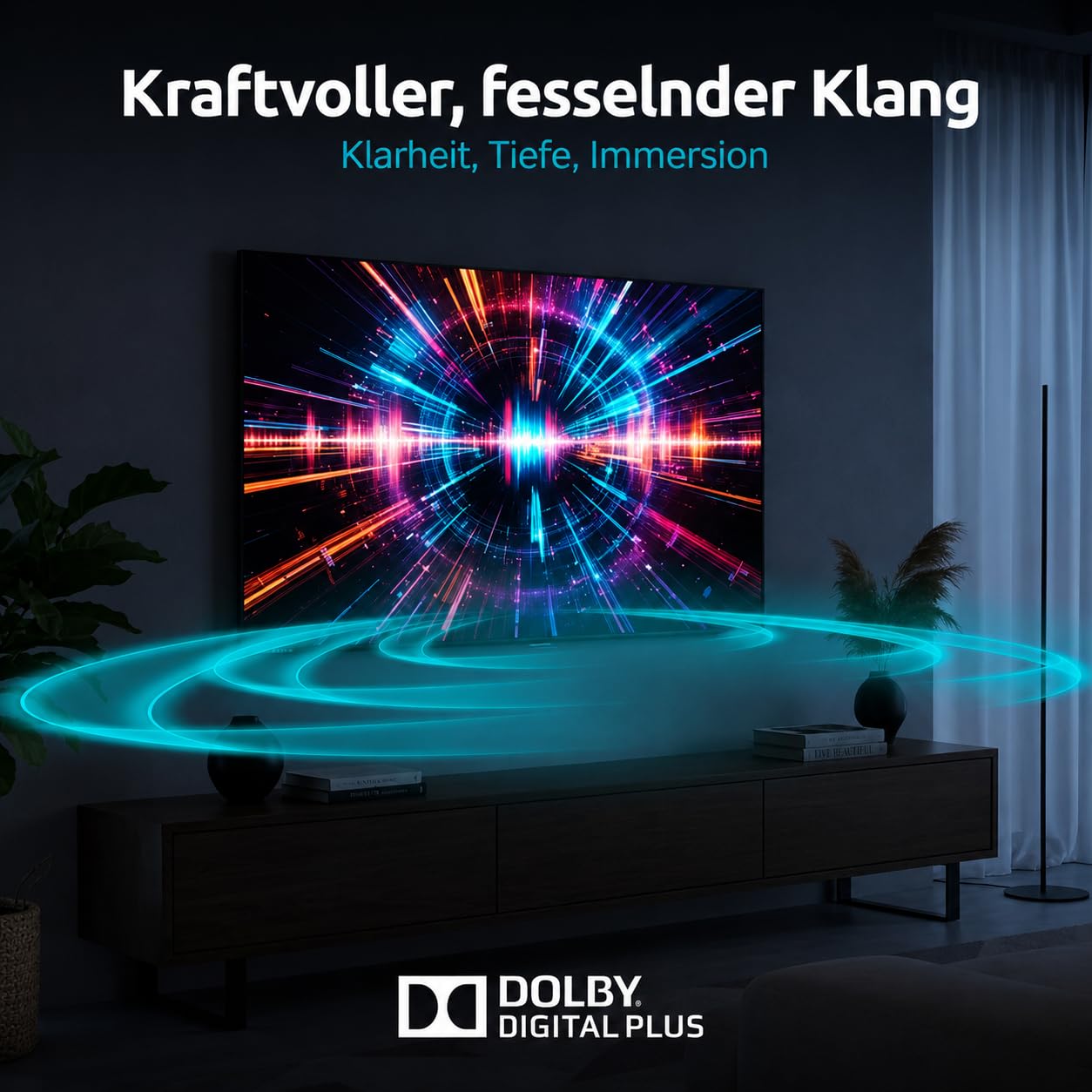 Nilait Prisma 40 Zoll Smart TV Full HD LED, VIDAA, HDR, WLAN, Sprachsteuerung, USB HDMI, Slim Design, 40" Fernseher [Energieeffizienzklasse E]