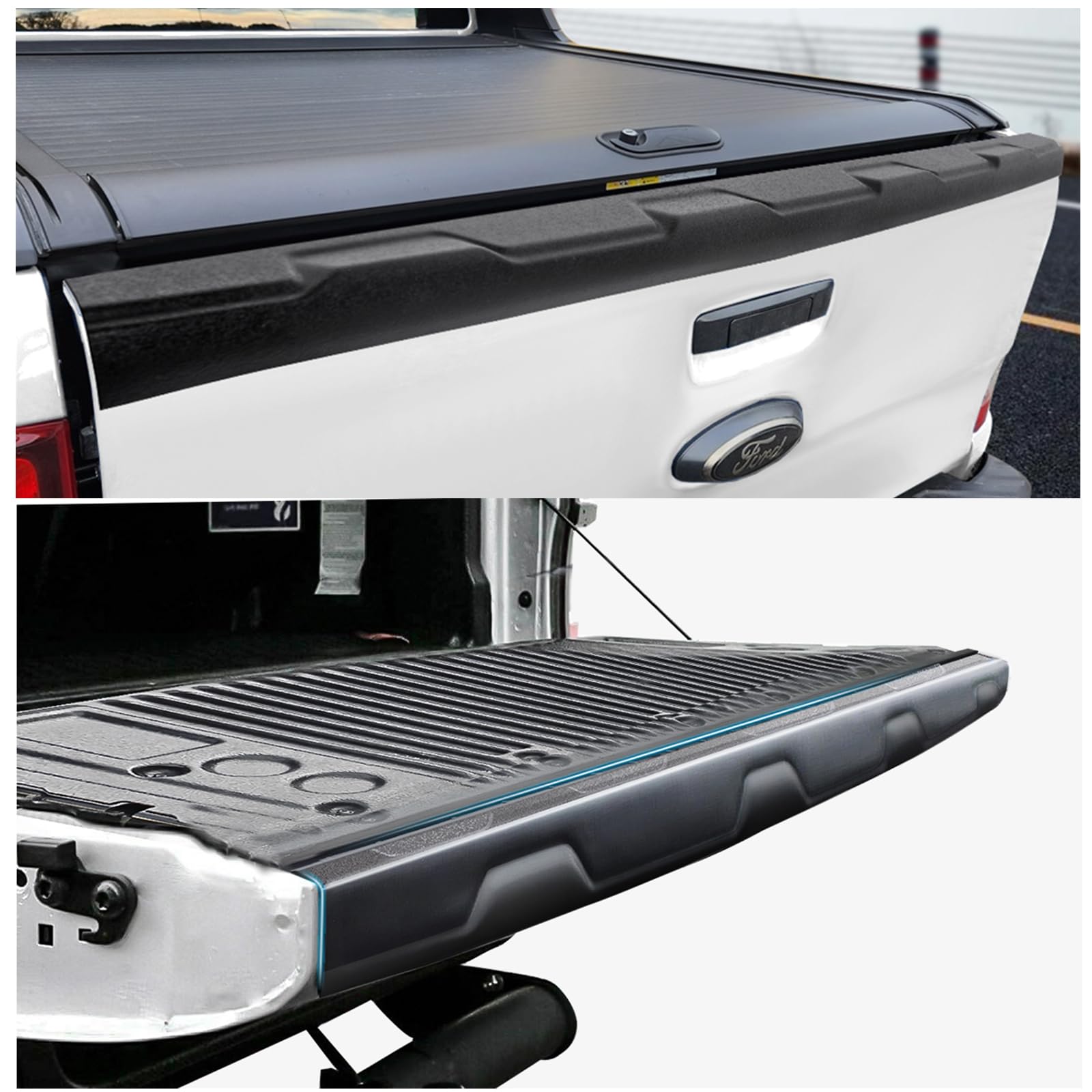 Protezione paraurti posteriore per Ford Ranger 2012-2022 Wildtrak Raptor Limited XL XLT Tremor Platinum