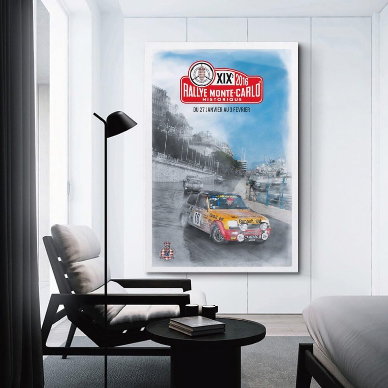 AFFICHE OFFICIELLE RALLYE HISTORIQUE DE MONACO MONTE-CARLO 2016