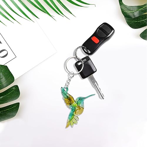 Miniatura 4 de Angel Wings Molde de silicona súper brillante estilo colibrí, molde de resina para llavero, molde de joyería, molde de epoxi, llavero para