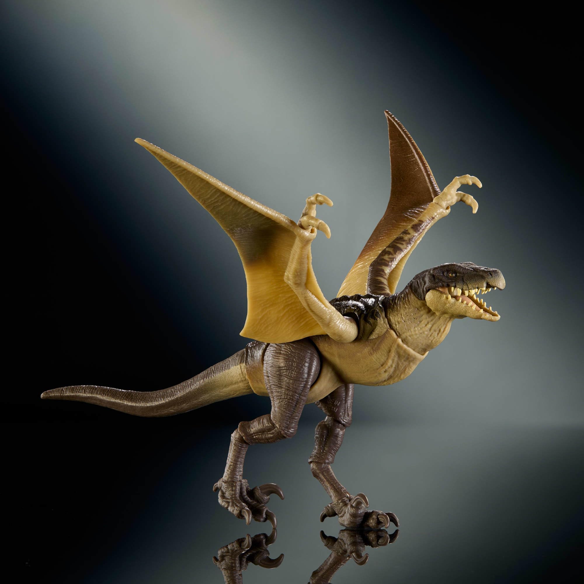 Mattel Jurassic World Hammond Collection Dinosaurier Actionfigur Mutadon, Premium-Design mit realistischen Augen, beweglichen Gelenken und zusätzlichen Flügeln, JKM90