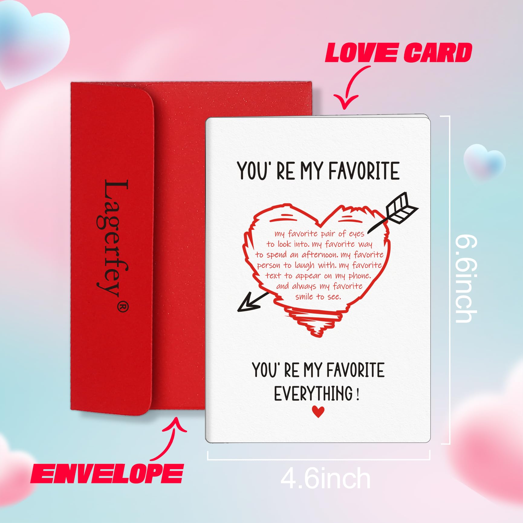 Valentines Day Card Gifts for Him Her - Mens Valentiens Gifts