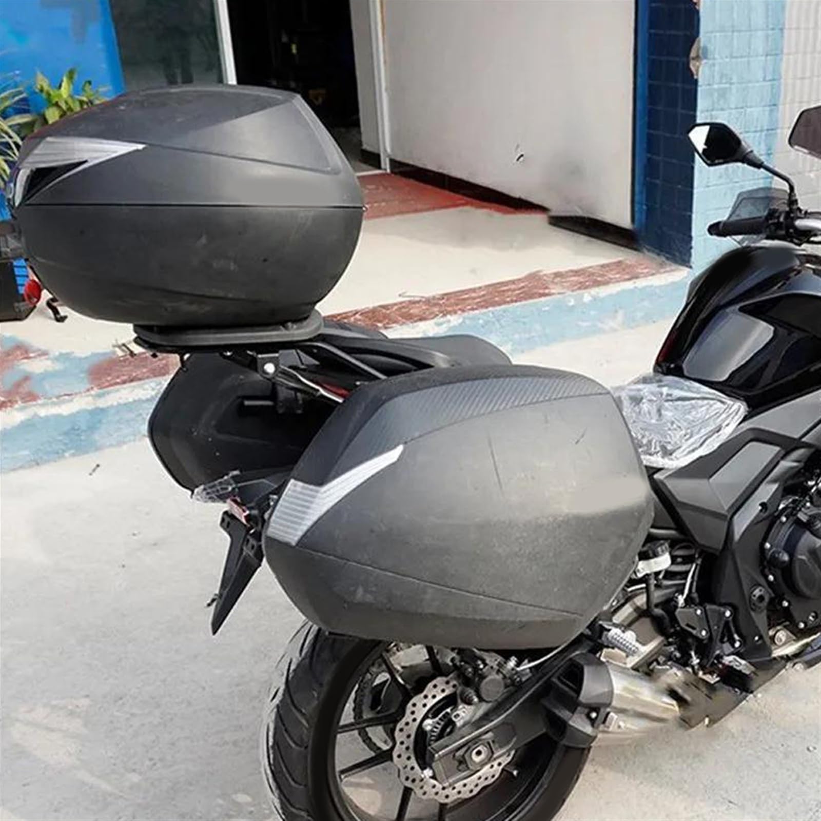 Système De Support Boîte Valise Latérale Bagage Moto pour Loncin pour Voge 500r pour SHAD SH23 SH36