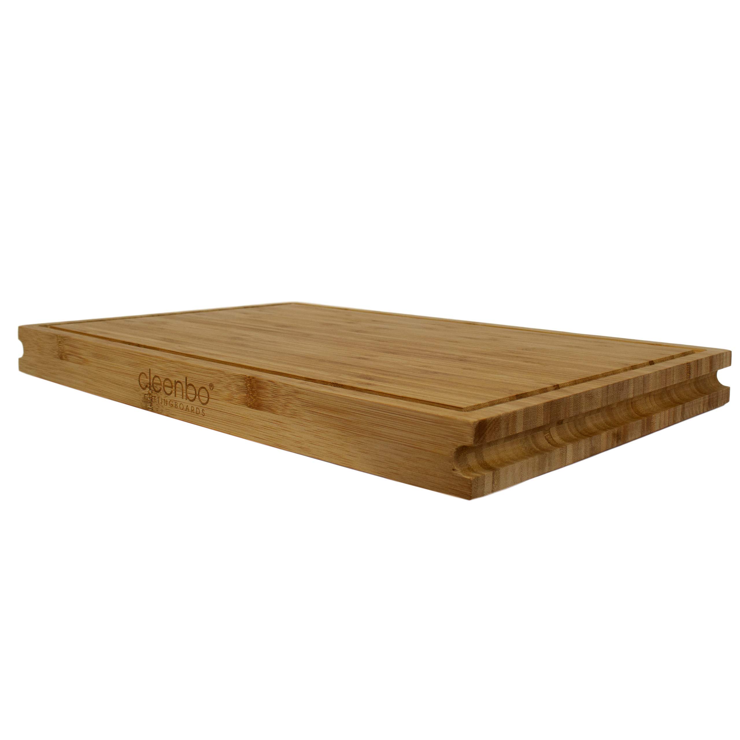 cleenbo Schneidbrett Bambus mit Saftrille und Griffrille, groes Holz  Kchenbrett beidseitig nutzbar aus geltem formstabilen Bambus massiv,  Holzbrett Mae: 50 x 33 x 4 cm : Amazon.de: Kche, Haushalt & Wohnen