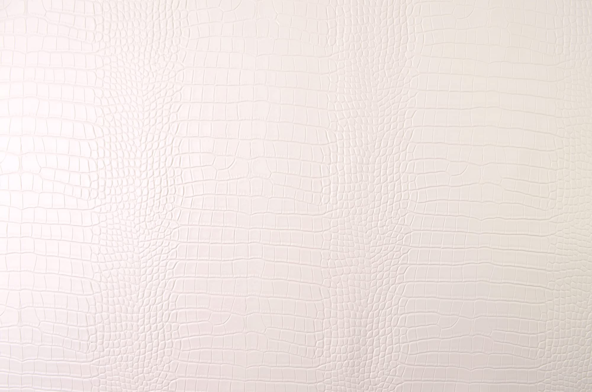 Wento Tela de piel sintética texturizada de piel de cocodrilo por The Yard - Estampado animal crema - 54 x 36 pulgadas - 2 libras