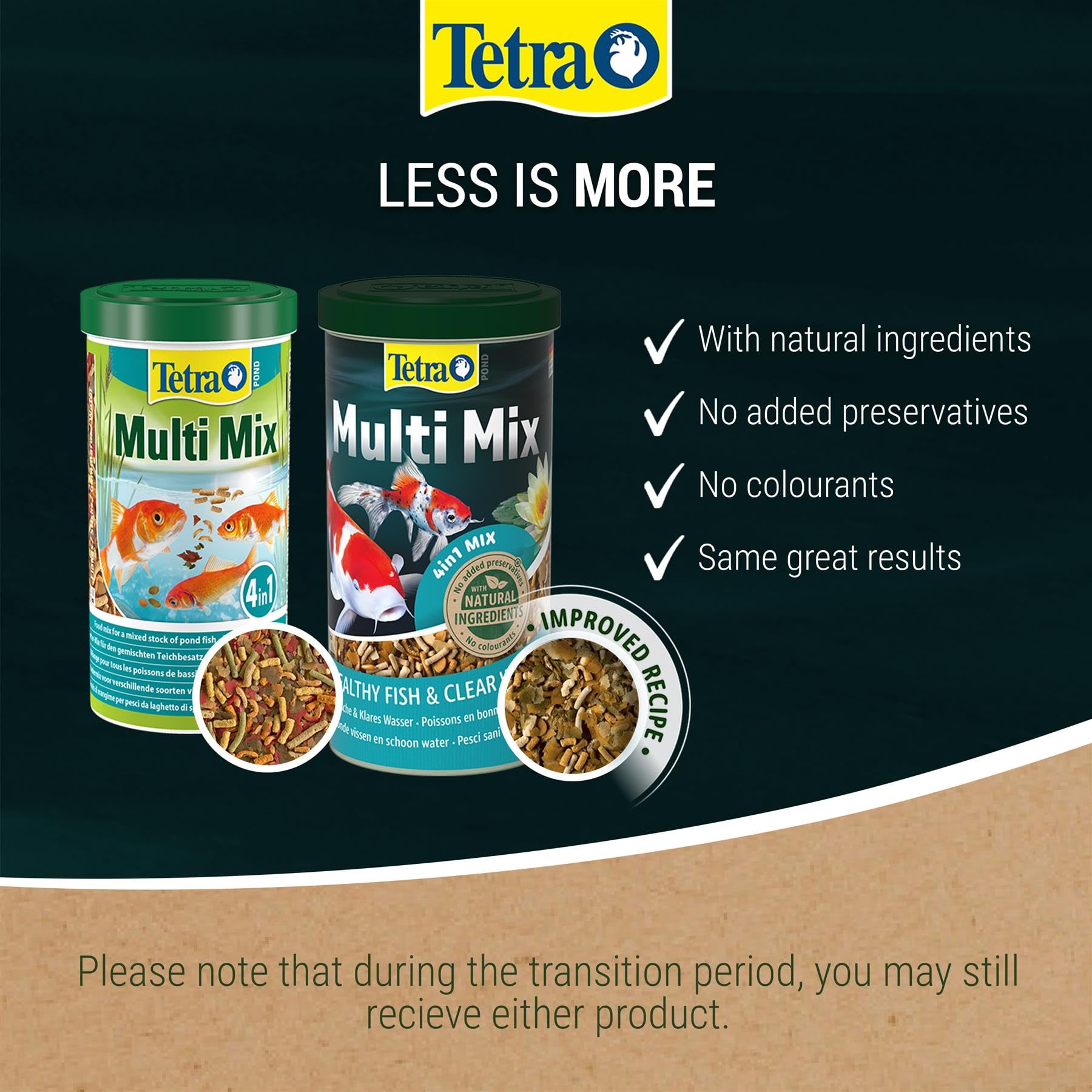 Tetra - 136229 / Pond Multi Mix - Nourriture pour poissons d'étang - Mélange de flocons / bâtonnets / plaquettes / gammares - Seau 10 l (Import Allemagne)