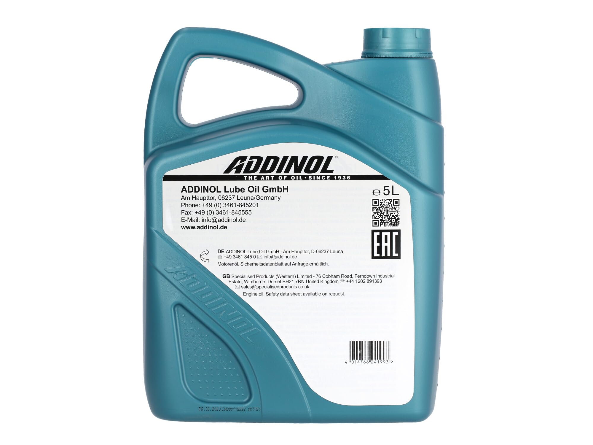 ADDINOL SEMI SYNTH 10W-40 A3/B4 Motorenöl, 5 Liter