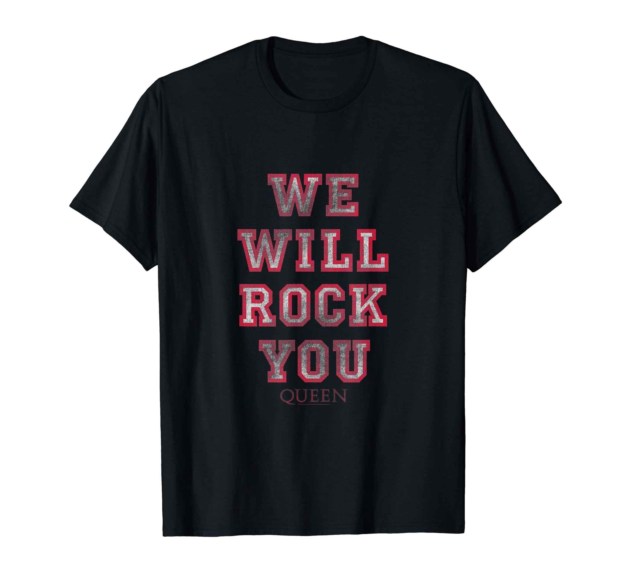 モーションロゴ　WE WILLROCK YOU Tシャツ Amazon.co.jp: QUEEN Official We Will Rock You Tシャツ