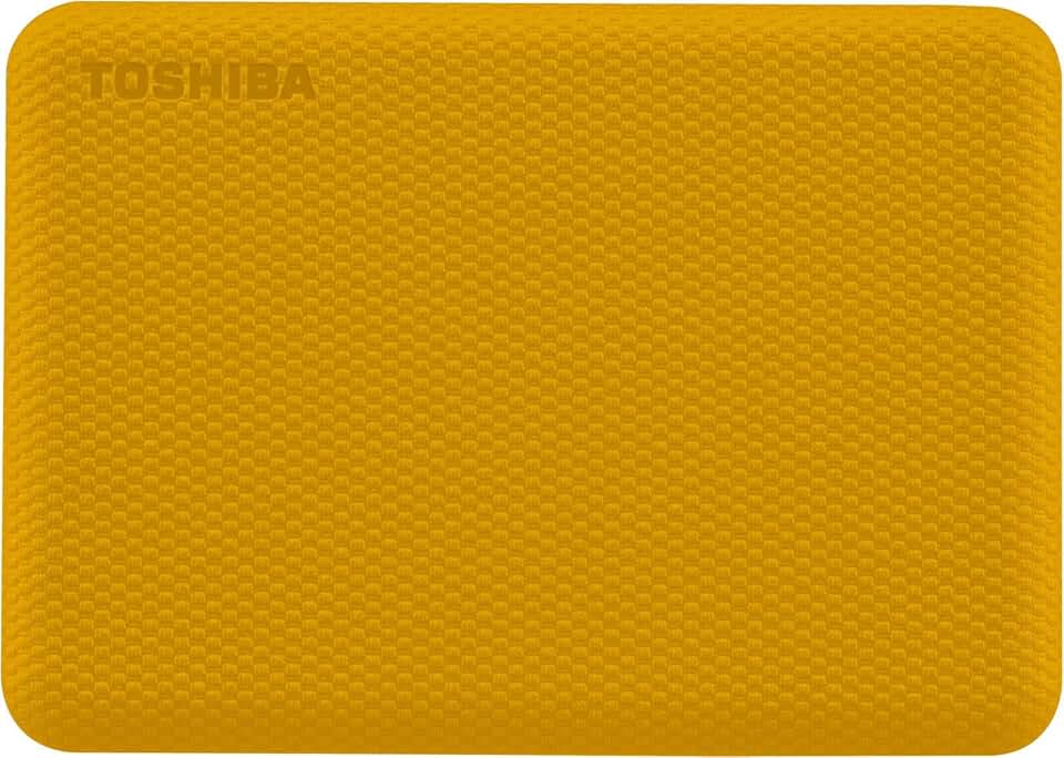 HD Externo Portátil Toshiba 2TB Canvio Advance Plus USB Type-C Amarelo - HDTCA20XYCAB