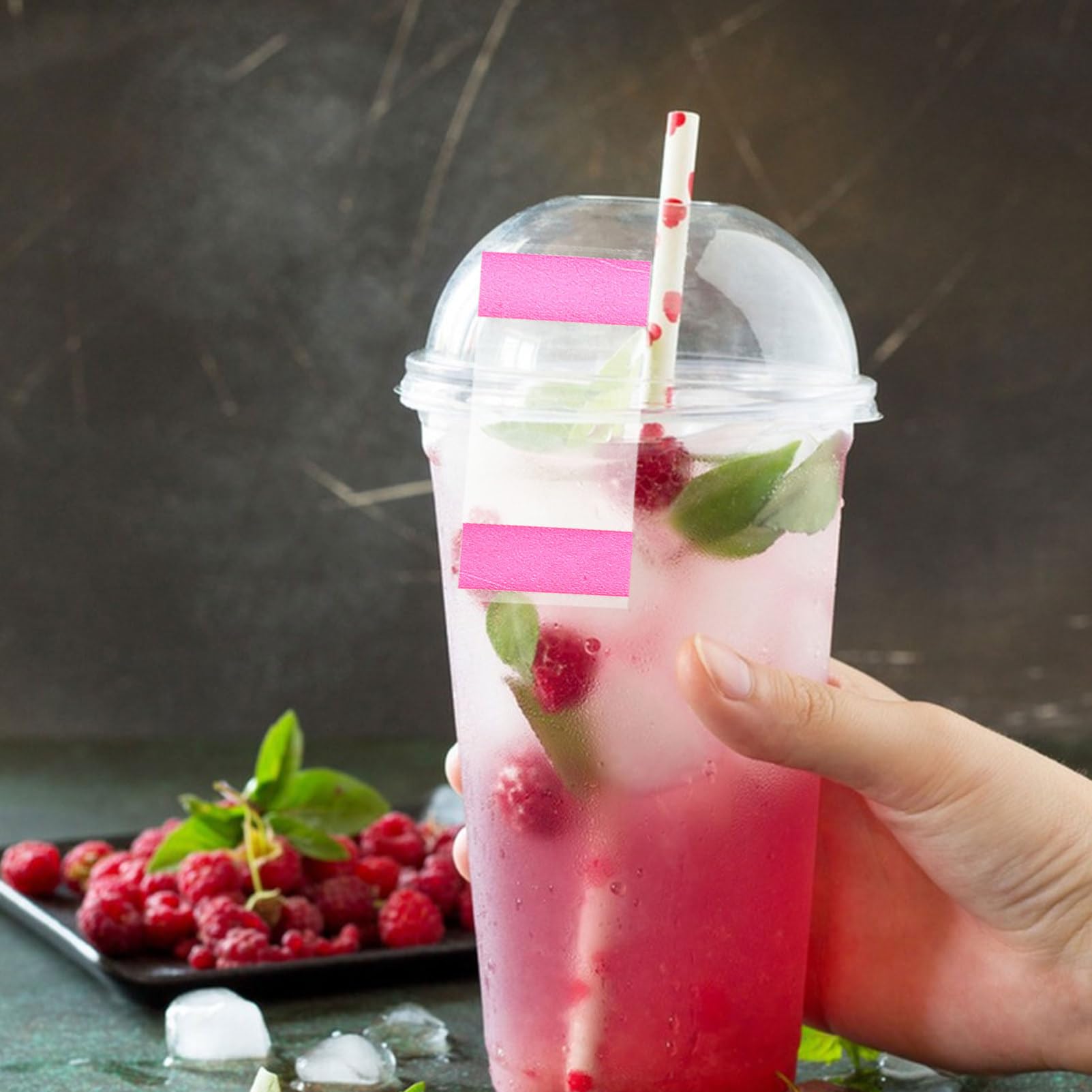 WOFASHPURET Labels Seal Stickers Tamper Proof Stickers Seal Labels for Milk Cup Easy to Identify Leak Proof Seal