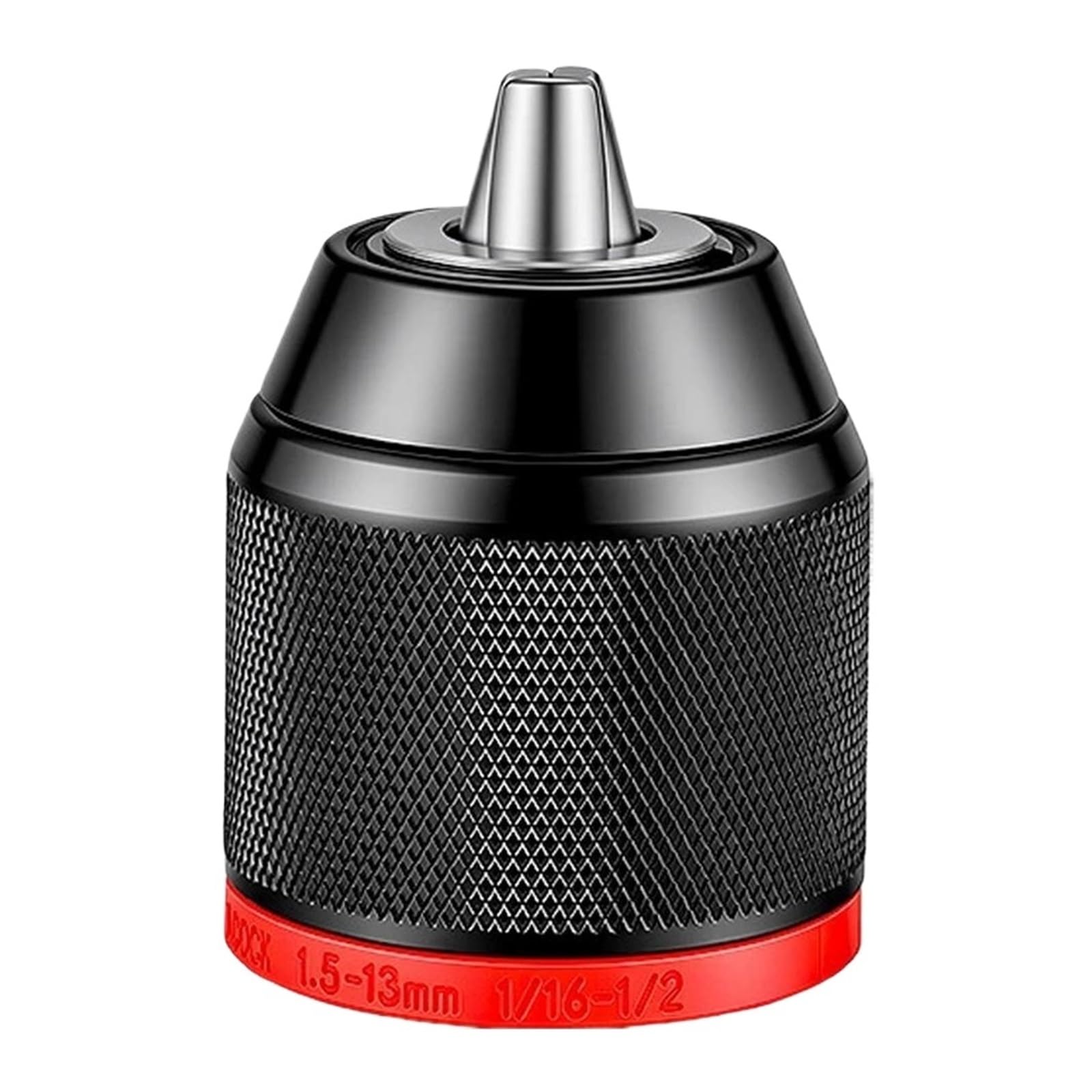 Portabrocas sin llave, adaptador de conversión cambio rápido, montaje 1,5~13mm, 0,8 10mm, mandriles puntas destornillador autoapretados(1.5 13mm)